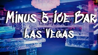 Minus 5 Ice Bar  SubZero Bar in the Nevada Desert  Venetian Casino and Resort [upl. by Sileas493]