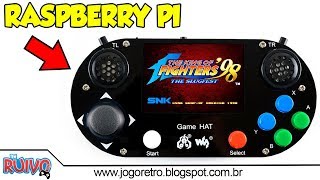 Game HAT com Raspberry Pi é o CONSOLE PORTÁTIL Perfeito [upl. by Eiramannod]