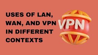 How LAN WAN and VPN Are Used in Different Contexts [upl. by Eitisahc915]