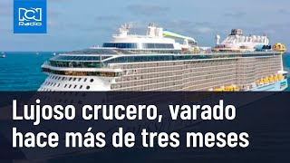 Crucero varado exigirá a pasajeros cubrir sus gastos [upl. by Yssis]