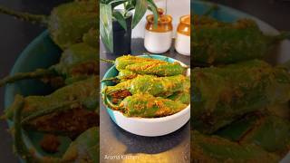 Rajasthani Bharwa Mirchi Recipe  rajasthanirecipe aromakitchen shorts [upl. by Con]