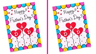 Fathers Day Greeting Card Ideas  Easy amp Beautiful Fathers Day Card  Happy Fathers Day Card 2024 [upl. by Elletsirhc]