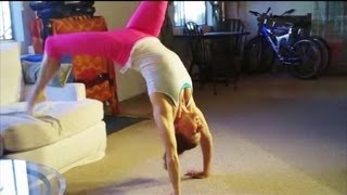 How To Do A Bridge And Backbend Kickover With Coach Meggin Professional Gymnastics Coach [upl. by Keelia370]