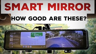 Smart Rearview Mirror with Wireless Carplay Android Auto and Excellent Camera Rs9500 Aoocci [upl. by Nevur]