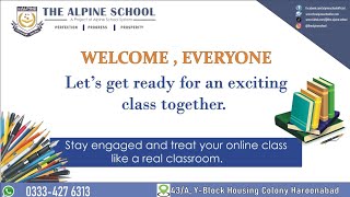 Class 2 Math13 Nov 2024 The Alpine School Haroon Abad online classes [upl. by Ekez]