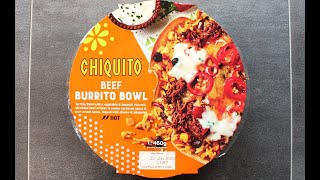 Chiquito BEEF BURRITO BOWL  £4  Iceland  Food Review [upl. by Burchett223]