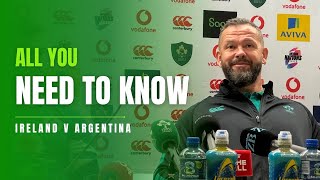 Ireland v Argentina All you need to know [upl. by Quar]