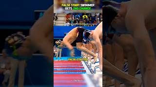 FALSE START SWIMMER GETS 2ND CHANCE [upl. by Nywnorb]