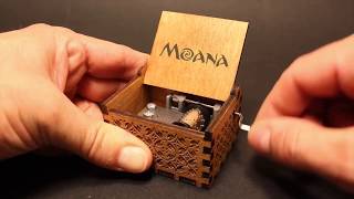 Moana Music Box How Far Ill Go Motunui Village Song [upl. by Nilrem]