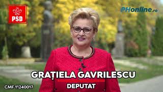 Gratiela Gavrilescu PSD Prahova candidat Camera Deputatilor 2024 [upl. by Allecsirp]