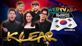 WebTVAsia Awards 2016 Performance  KLEAR [upl. by Ybsorc]