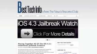 Jailbreak 43 Untethered  Redsn0w amp PwnageTool [upl. by Odom992]