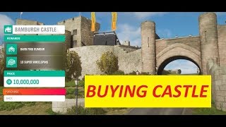 FORZA HORIZON 4  BUYING 10000000 CR BAMBURGH CASTLE  WHAT HAPPENS [upl. by Vidal191]