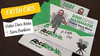 Fatih Örs Matematik Video Ders Notu  SORU BANKASI İncelemesi Hocawebde  KPSS2021 KPSS2022 [upl. by Roseann]