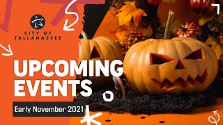 Upcoming Events in Tallahassee for Early November 2021 [upl. by Asira112]