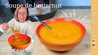 Soupe de courge butternut  Instant Pot [upl. by Mcwilliams]