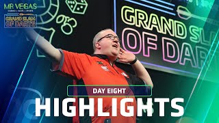 THE FINAL FOUR  Day Eight Highlights  2023 Mr Vegas Grand Slam of Darts [upl. by Sension]