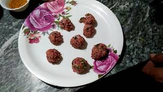 Manchuriyan banava ni rit  Manchurian recipe [upl. by Idhem]