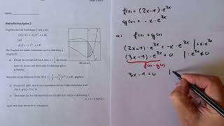 LK Mathe Abitur Beispielklausur NRW 2025 Prüfungsteil A Wahlpflichtaufgaben Analysis [upl. by Calle]