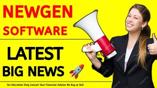 NEWGEN SOFTWARE LATEST NEWS newgensoftware saksoft dssl kpittech tcssharelatestnews cyient [upl. by Euqinu100]