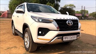 Toyota Fortuner 28L Σ4 AT 2023 ₹41 lakh  Reallife review [upl. by Joaquin]