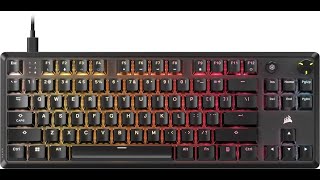 ChristCenteredGamercom Unboxes the Corsair K70 Core TKL Mechanical RGB Gaming Keyboard [upl. by Aneehsit]