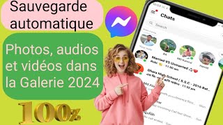 Comment enregistrer des photos des audios et des vidéos de Messenger sur la galerie 2024 [upl. by Llereg986]