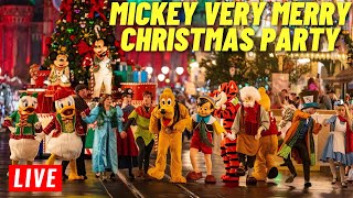 🔴 LIVE Mickeys very merry time Christmas Party 2023 at Magic Kingdom 2 of 6  11172023 [upl. by Nyrehtac961]