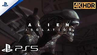 Alien Isolation Part 3  The Trap  PS5 Walkthrough No Commentary  4K Gameplay 60fps [upl. by Eniad]