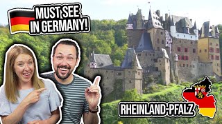 Top 5 MUST SEES in RheinlandPfalz Germany 🇩🇪 Castles  Weinstrasse  Breathtaking Nature [upl. by Anauqat]