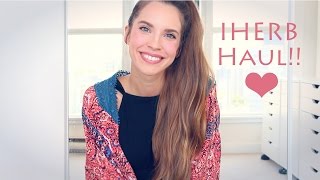 HUGE IHERB HAUL My favourite natural products [upl. by Rachel]