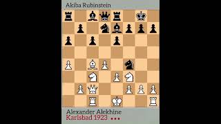 Alexander Alekhine Traps Opponent Queen with his Queen Alekhine Legacy [upl. by Anerec]