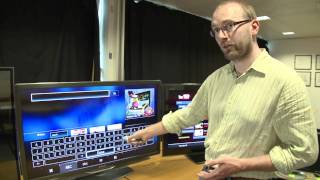 Internet TV Philips 46PFL9705 First Look [upl. by Volotta757]