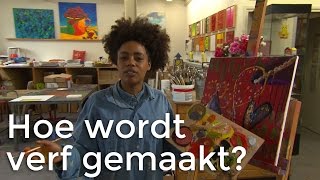 Hoe wordt schoolverf gemaakt  Vragen van Kinderen [upl. by Aloin848]