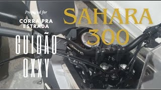 Guidão Oxxy na Sahara 300 será que ficou bom [upl. by Hussein882]