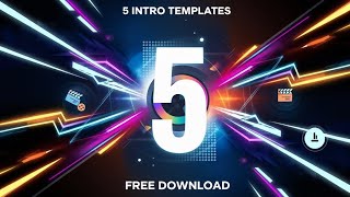 FREE Video Intro Templates No copyright link in description trending template copyrightfree [upl. by Hayashi784]