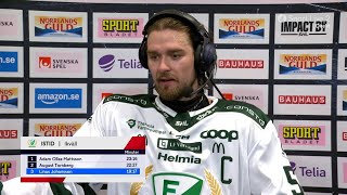 Linus Johansson efter säsongsdebuten  Intervju  Luleå HF  Färjestad BK  20240928 [upl. by Stilla]