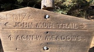 JMT 2024  Day 9 Part 7  Agnew Meadows Bridge Crossing [upl. by Aurel]