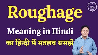 Roughage meaning in Hindi  Roughage ka matlab kya hota hai  English to hindi [upl. by Jung]