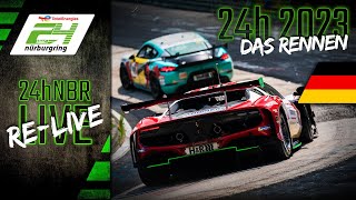 Ganzes Rennen  ADAC TotalEnergies 24h Nürburgring 2023  Deutsch 🇩🇪 [upl. by Gurtner]