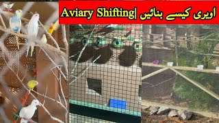 Shifting of birds in aviary  new birds aviary [upl. by Mizuki]