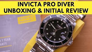 Invicta Pro Diver 8926OB Automatic Watch Unboxing and Initial Review  Best Diver Watch under 100 [upl. by Ynnam948]