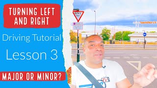 Driving Lesson  How to Turn Left and Right at Junctions [upl. by Ydnor]