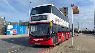 FULL ROUTE VISUAL  NEW Route SL2  North Woolwich to Walthamstow Central  HA52 LK66HCD [upl. by Docile58]