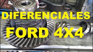 TODO SOBRE DIFERENCIALES CAMIONETAS FORD 4X4 [upl. by Eelanej]