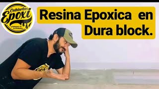 Resina Epoxica En Durablock [upl. by Erbma354]