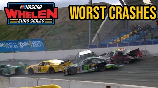 Worst EuroNASCAR Crashes  NASCAR Crash Compilation [upl. by Ecinna]