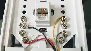 Wiring a Home Phone jack [upl. by Knutson364]