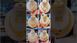 Lightweight Gold Necklace set designs goldnecklace trending goldjewellery shortvideo [upl. by Danais]