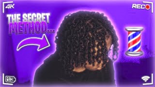 HOW TO Get Curly Dreads Forever 🔥💈 INFINITE TWIST OUT [upl. by Novonod]